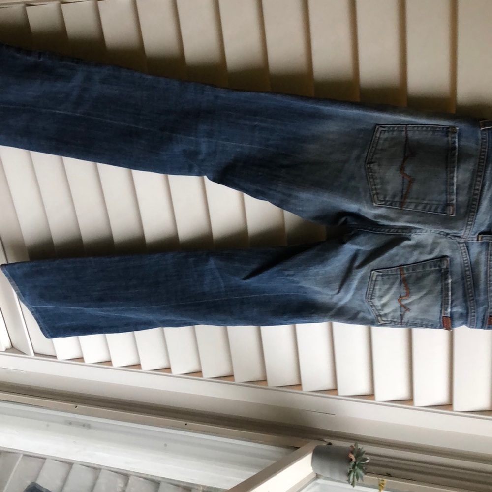 7 For All Mankind blue bootcut jeans - Picture 2 of 6